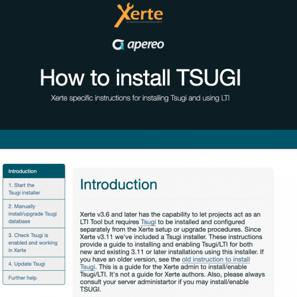 Install TSUGI