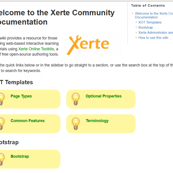 Xerte Documentation Wiki